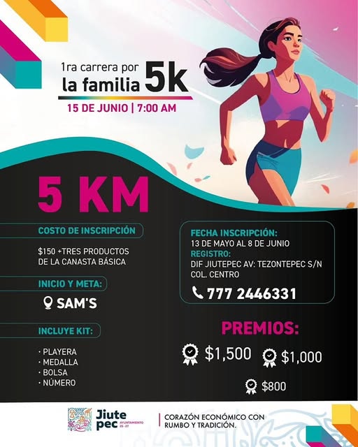 CARRERA POR LA FAMILIA JIUTEPEC