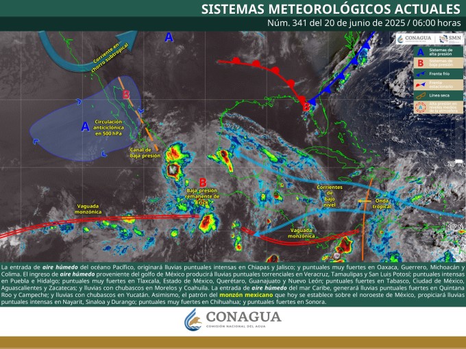 Lluvias intensas en Morelos