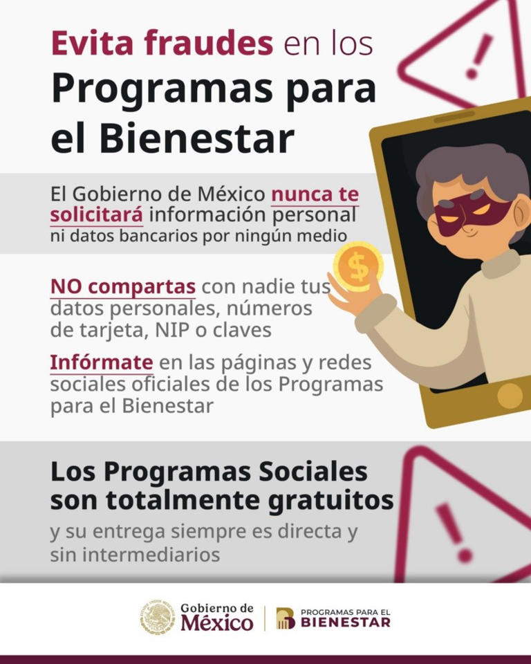 La Secretaría de Bienestar de Morelos advierte sobre estafadores