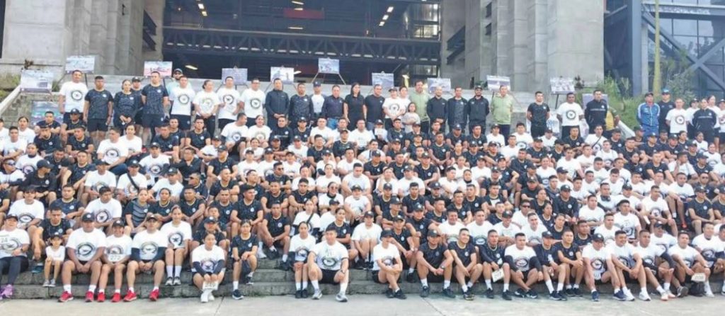 Carrera atlética organizada por la Guardia Nacional en la UAEM
