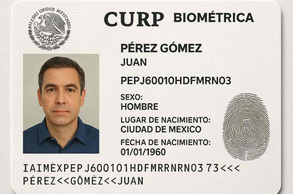 CURP biométrica sustituirá a la INE