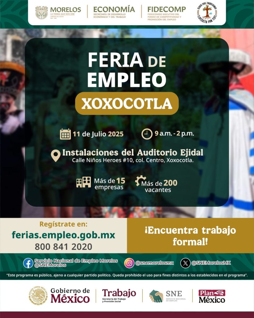 Feria de empleo en Xoxocotla