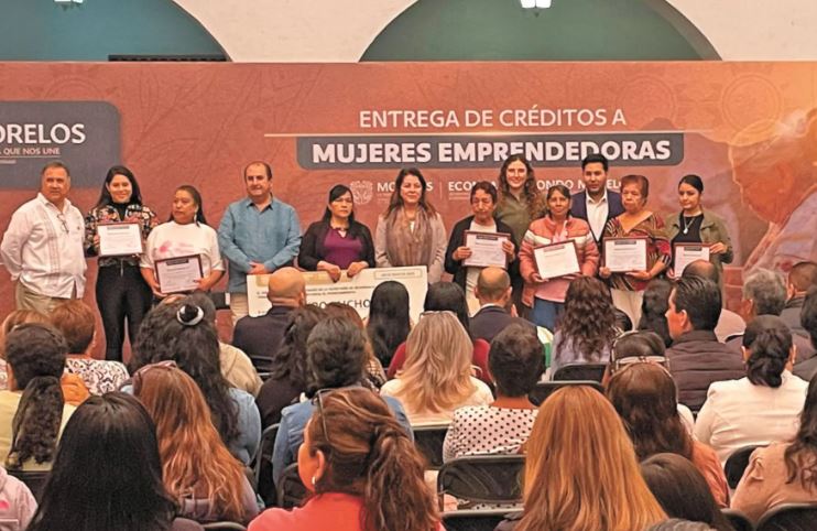 Morelos otorgó más de 3.3 millones de pesos en créditos a 101 mujeres emprendedoras