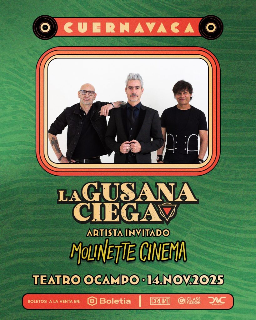 Cuernavaca vibrará con el rock de la Gusana Ciega