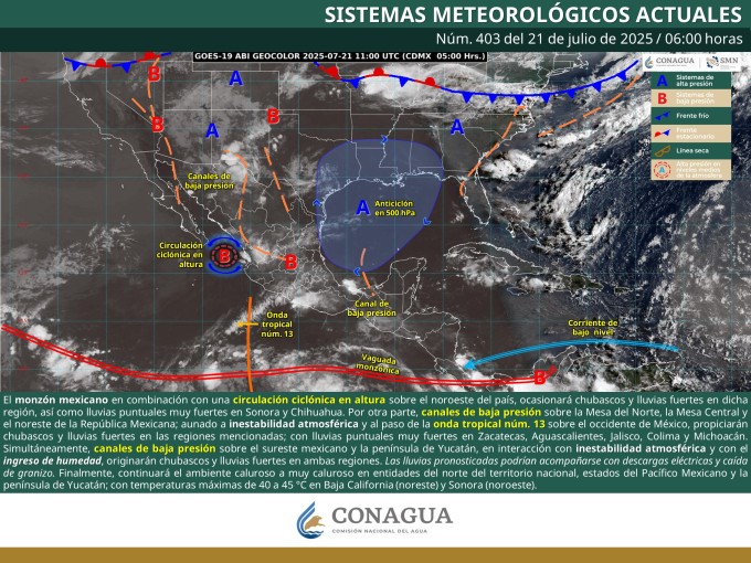 Morelos enfrentará semana de calor con lluvias por las tardes