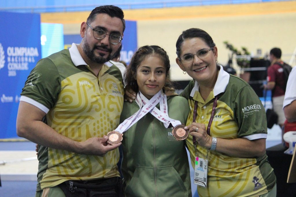 María Fernanda Alvarado Fiscal ganó dos medallas de bronce en la Olimpiada Nacional 2025