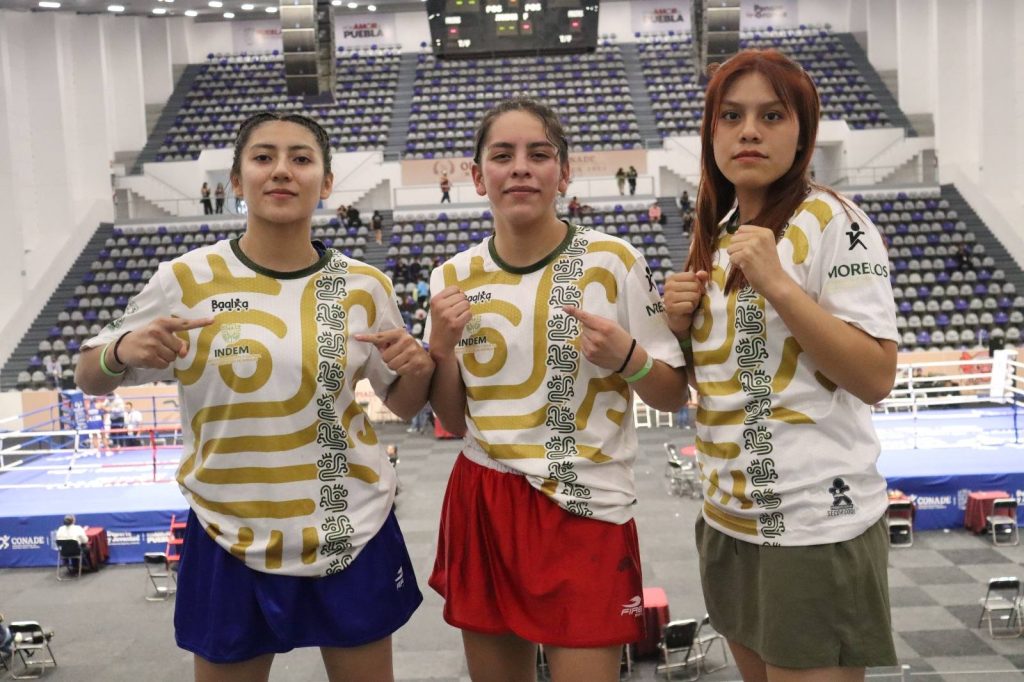 Tres boxeadoras morelenses aseguran medalla en CONADE 2025