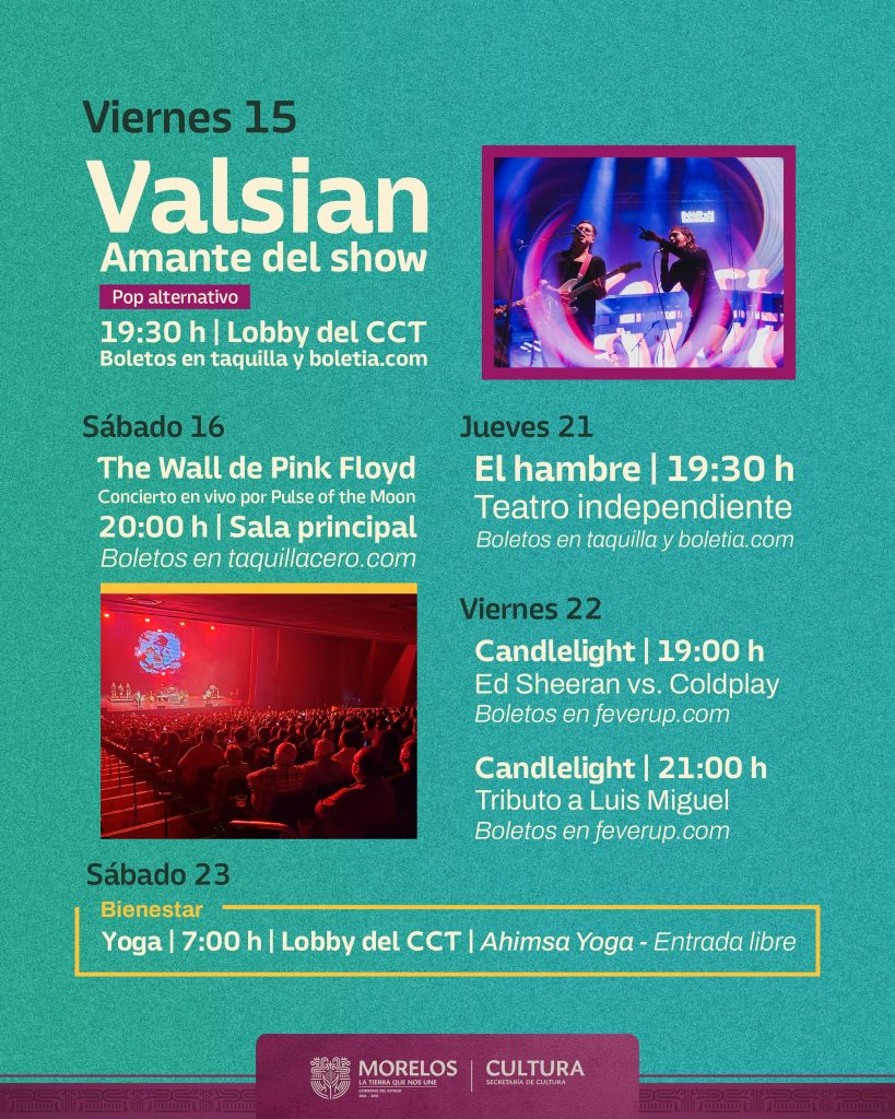 Centro Cultural Teopanzolco presenta su cartelera de verano