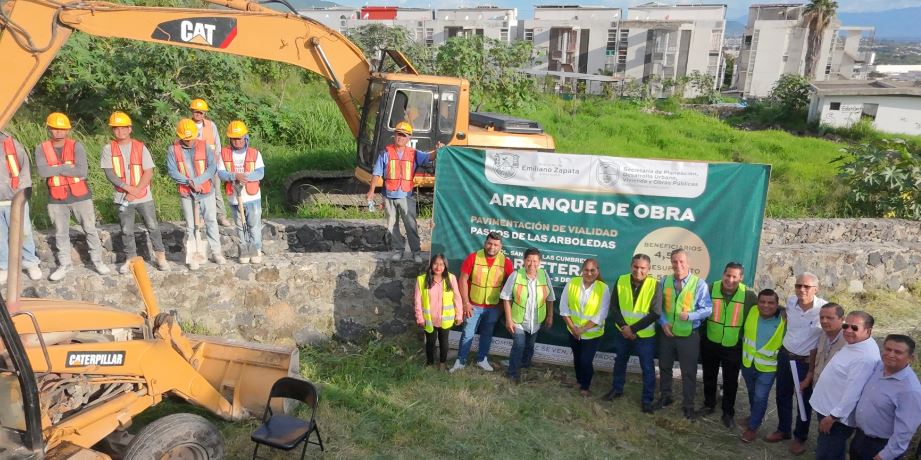 Se reanuda obra en Avenida de Emiliano Zapata tras 15 años de espera