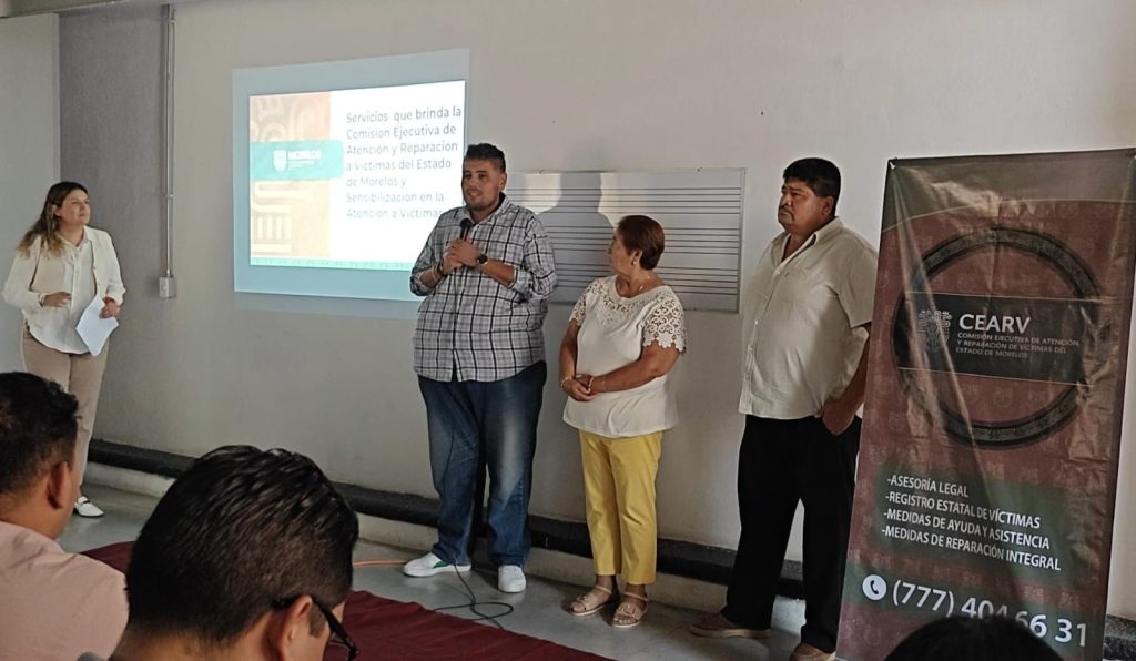 Jojutla acoge capacitación para atención a víctimas en Morelos