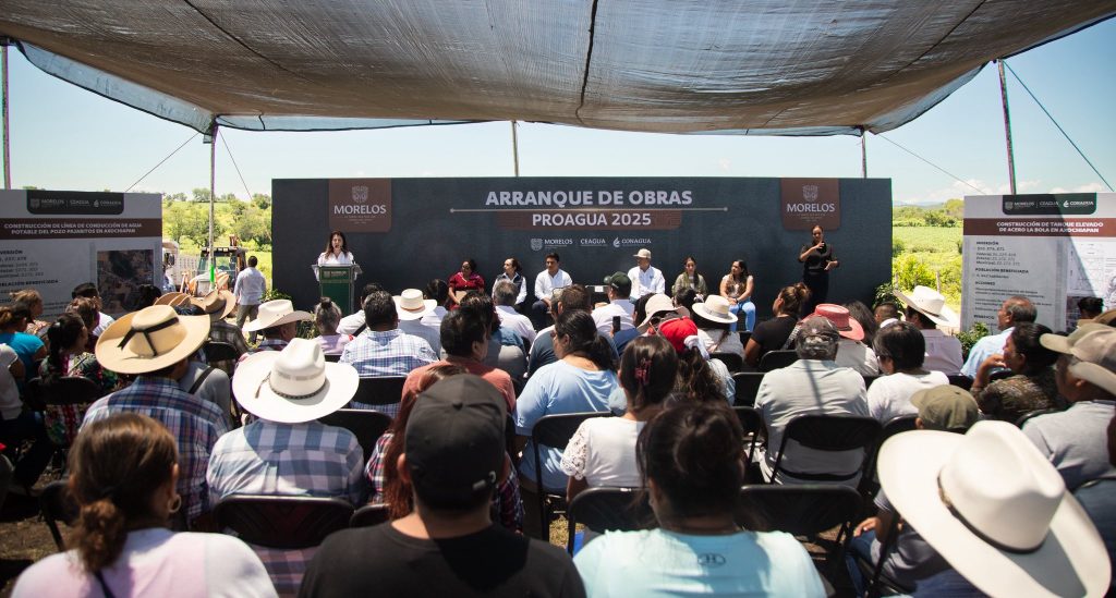 Arrancan obras hídricas en Axochiapan con inversión de 11 MDP