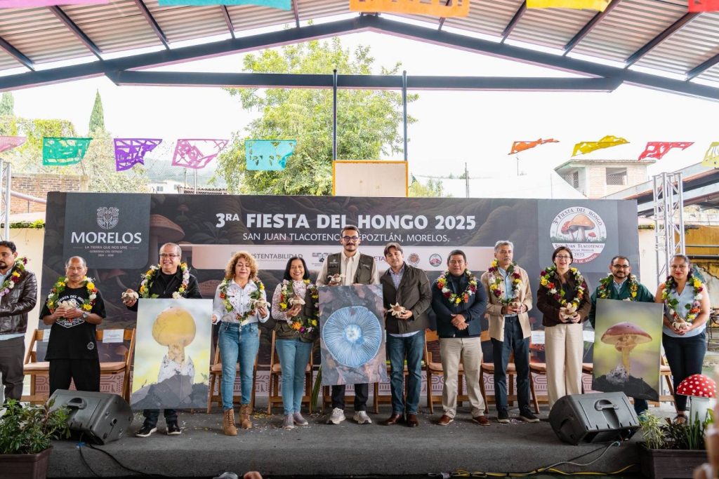 Inauguran 3a. Fiesta del Hongo en Tepoztlán