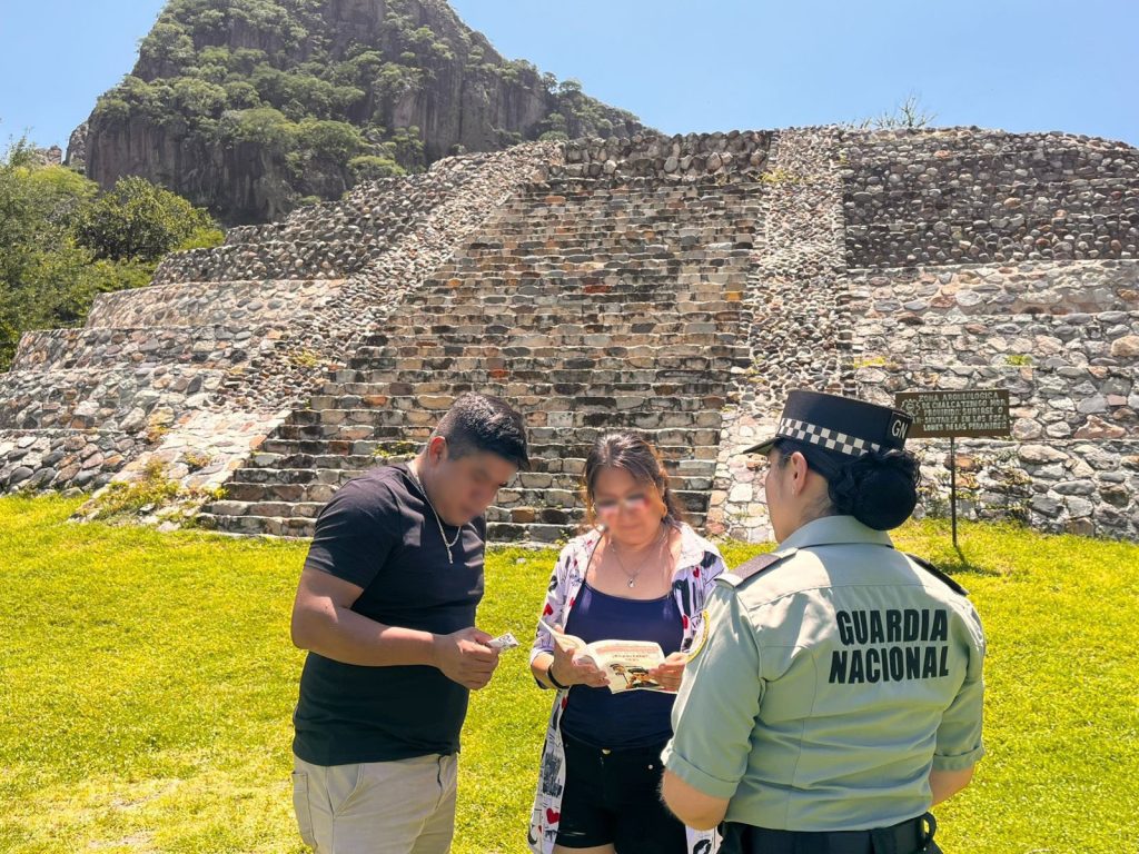 Guardia nacional refuerza vigilancia en Chalcatzingo en vacaciones