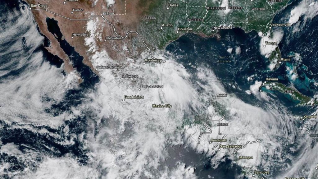 Pacífico orientar registra actividad ciclónica