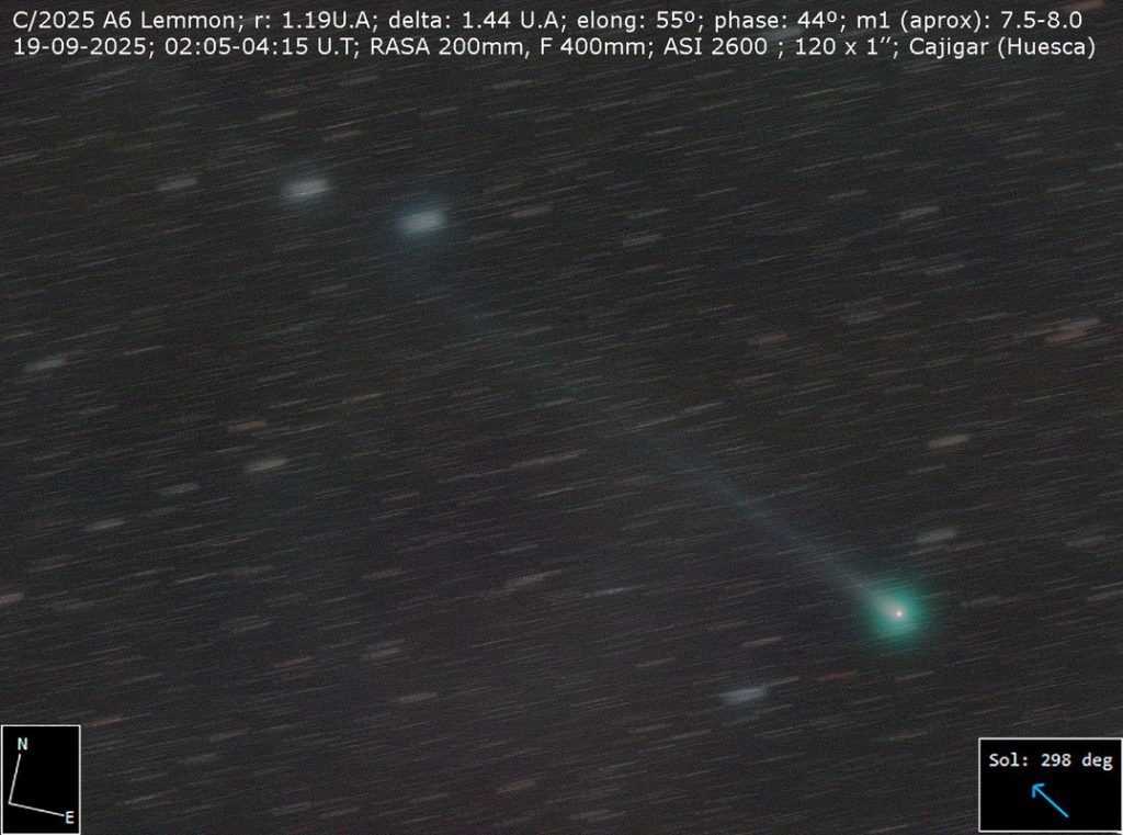 Cometa Lemmon se acercará a la Tierra