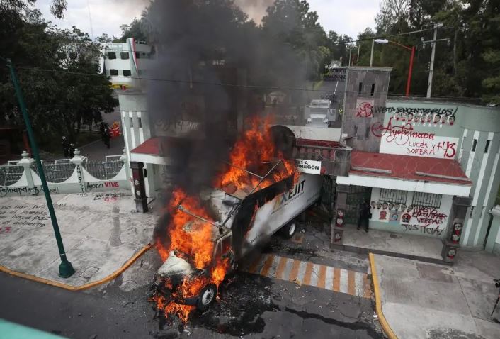 Protesta por Ayotzinapa