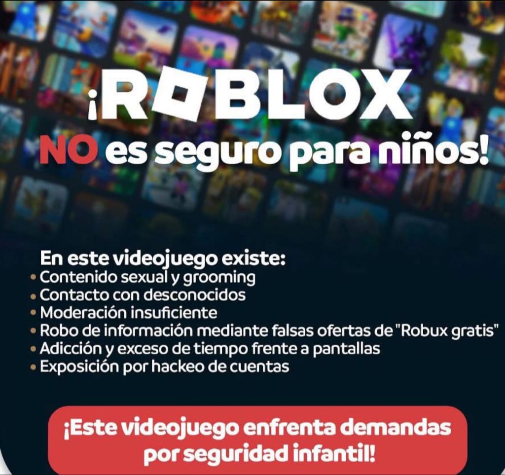 Policía cibernética advierte sobre engaño a menores en Roblox