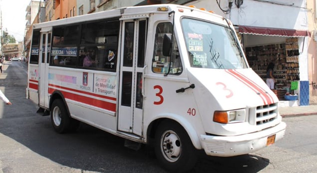 Transporte público en Morelos retirará 15% de unidades