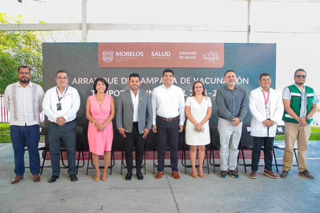 Morelos campaña de vacunación invernal