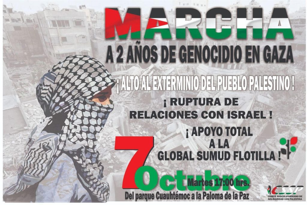 Convocan en Cuernavaca a marcha por la paz en Palestina