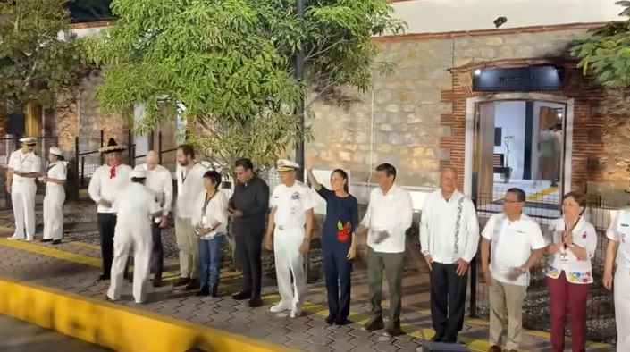 Abuchean a Claudia Sheinbaum en Oaxaca