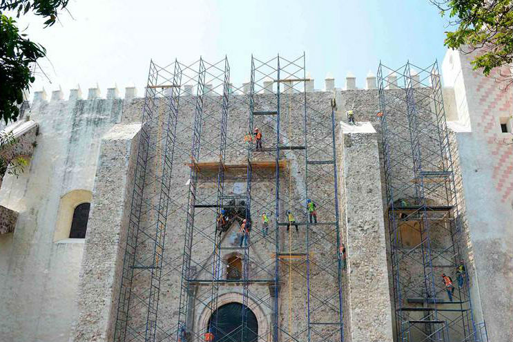 INAH catedral de Cuernavaca