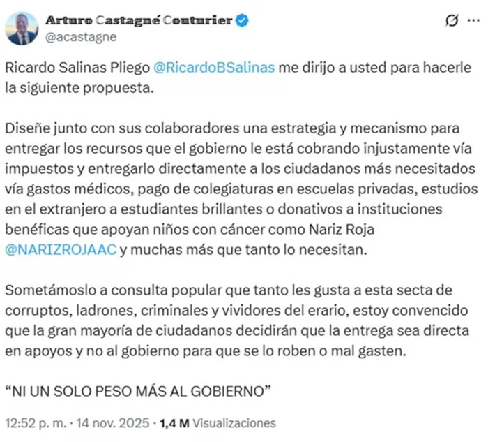 Salinas Pliego tormenta social