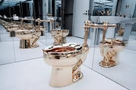 Retrete de oro de Cattelan