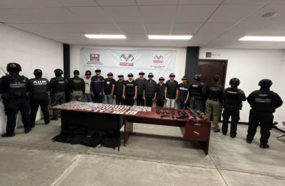 Detienen a 12 integrantes del CJNG