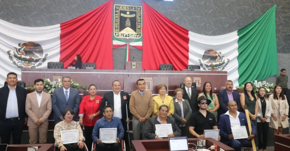 Congreso de Morelos entrega reconocimiento de inclusión