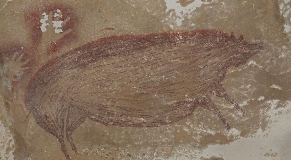 Descubren pintura rupestre