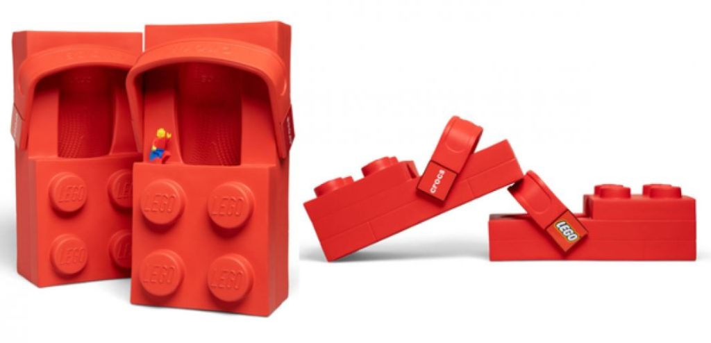 Lego y Crocs zapatos