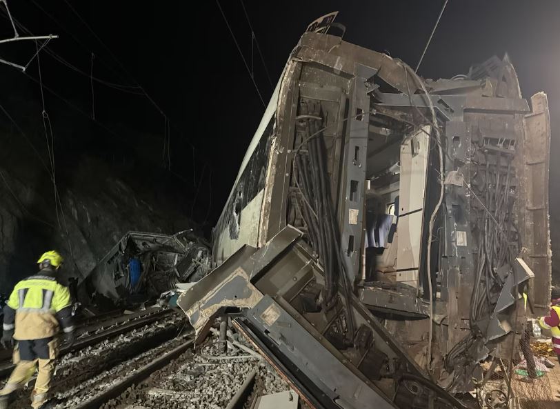 Accidente ferroviario en Barcelona